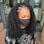 Crochet and braids (single strand curls