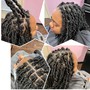 2 Layers  Medium Size Feed In Braids.