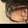 Small knotless braids