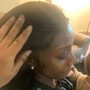 Closure wig install