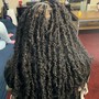 Side braids w/ Kinky Twist