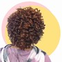 Natural Hair Blowout (silk press)