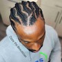 Men's/ women Cornrows without extensions