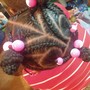 Kids Natural Hair Braided Style (7-younger)