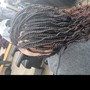 Medium  Box Braids( Back Length)