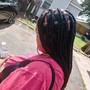 2 Feed In Braid Ponytails