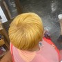 Platinum Short Buzz Cut/ Design