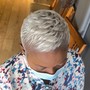 Platinum Short Buzz Cut/ Design