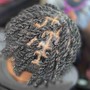 Invisible Locs on Natural Hair