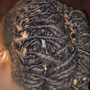 Invisible Locs on Natural Hair