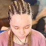 Cornrows (with extensions)