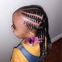 Kids 6 stitch braids