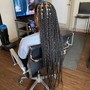 Medium Knotless Braids(Below Waist)