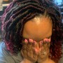 Pre-looped Crochet Braids