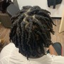 Starter Locs full head shoulder length