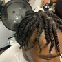 Starter Locs full head ear length