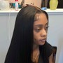 Closure wig install