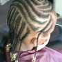 Kid's Braids with hair