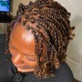 Kid loc wash,retwist,and style