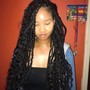 Boho braids goddess braids