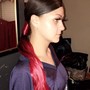 sleek ponytail