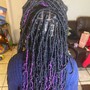 5-10 Feed In Braids (straight back)