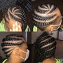 Medium and large knotless touch up ( mid back or waist)