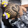 Large Feedin Stitch Braids w/ Shampoo