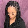 Medium knotless Box Braids( Hair Included)