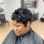 Shampoo Style on Relaxed Hair