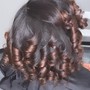 Curled Ends/Rolled Ends/Boho Effect