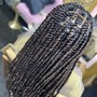 Large Knotless Braids 4/5 rows