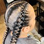 9-11 Feed in Braids