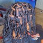 Invisible locs on natural hair w/ wash included