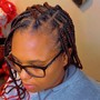 Smedium Knotless twist w/ wash & hair included