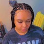 Feed in braids w/ NO WASH & NO HAIR included