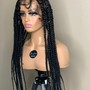 (Med) Boho Knotless box braids curly hair~sold separately