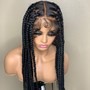 (Med) Boho Knotless box braids curly hair~sold separately