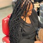 Butterfly Locs Mid-lenght (hair included)