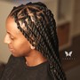 Feed In Braid Ponytail