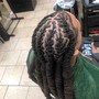 Retwist &amp; Styles (ear - neck length)