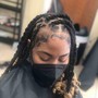 Retwist &amp; Styles (ear - neck length)