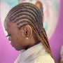 Kid's Knotless  Braids with beads (Ages 1-5)