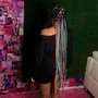 Knee length braids