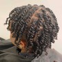 Curls on the end of Braids