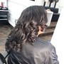 Medium Short Knotless with Curls