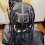 Jumbo Knotless braids (midback)