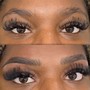 Chunky Strip lash set