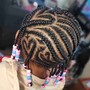 Kid's natural braids