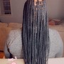 Medium Tribal bra length braids